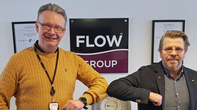 ISO-sertifiseringer ingen skrivebordsøvelse hos FLOW Trøndelag VVS